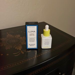 Sunday Riley Luna Night Oil. Drunk Elephant Virgin Marula luxury face oil.